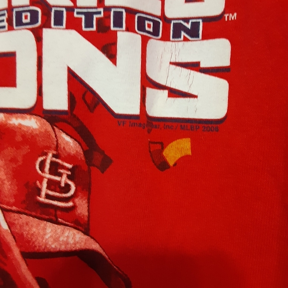 VINTAGE 2006 ST. LOUIS CARDINALS WORLD SERIES TEE - Picture 3 of 5